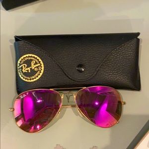 Aviator style ray bans